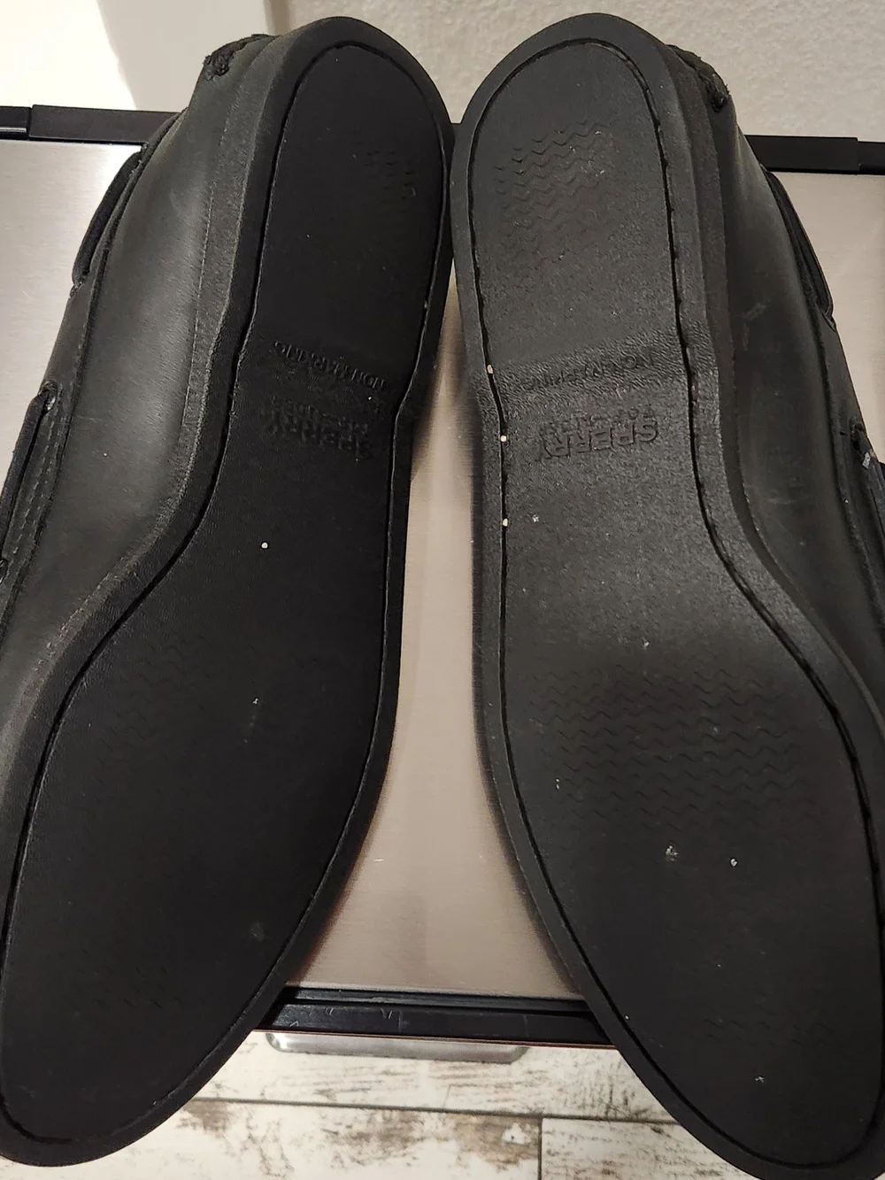 Sperry Men’s Boat Shoes – Black – Size 11